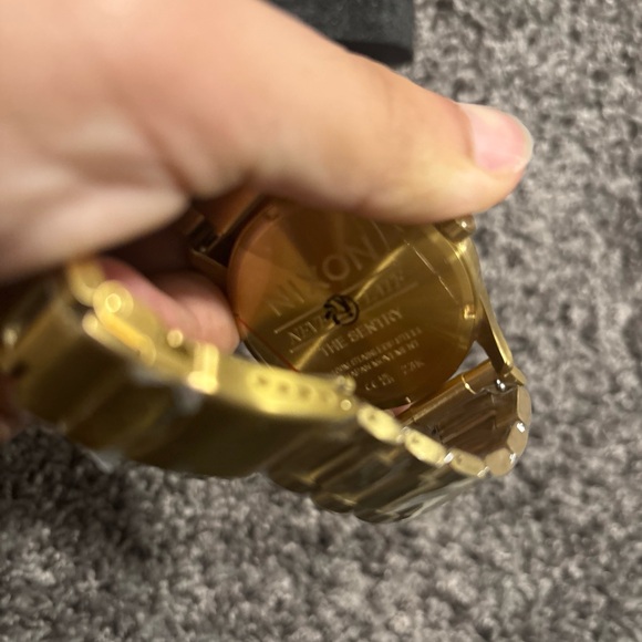 Nixon Sentry Gold Watch - Picture 7 of 10